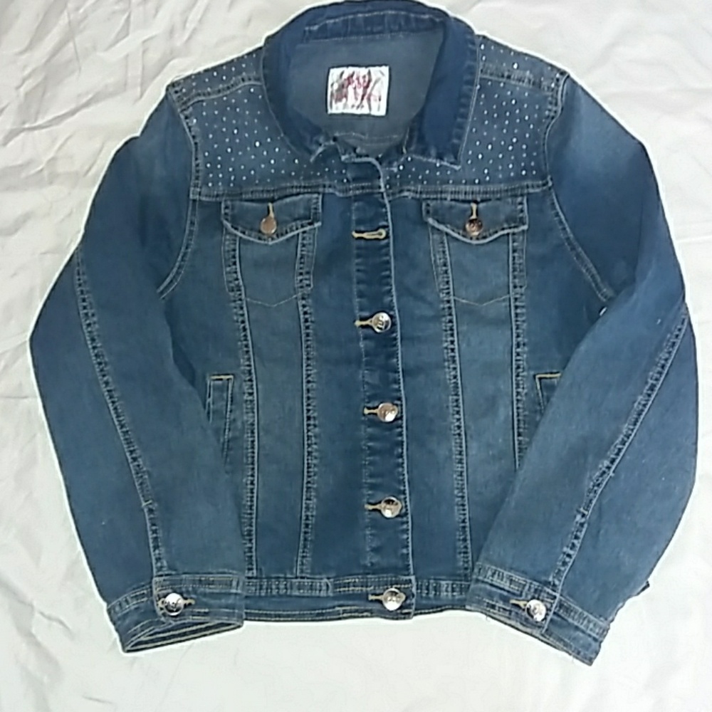 Justice girls Jean jacket 12/14